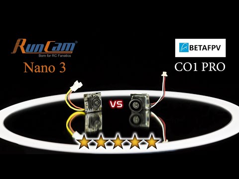 Runcam Nano 3 vs Betafpv C01 Pro on Dr!ft Sturmkind FPV test (UK Subtitle)