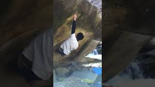 Video thumbnail of エルモ, 初段 (7a+). 瓢 (Fukube)