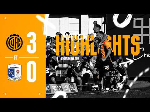 FC Cambridge United 3-0 AFC Association Football Club Barrow Barrow-in-Furness