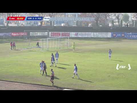 Liga 2 Casa Pariurilor, Etapa 13:  Corvinul Hunedoara - CSM Focşani 3-2 (Rezumat, 9 noiembrie)