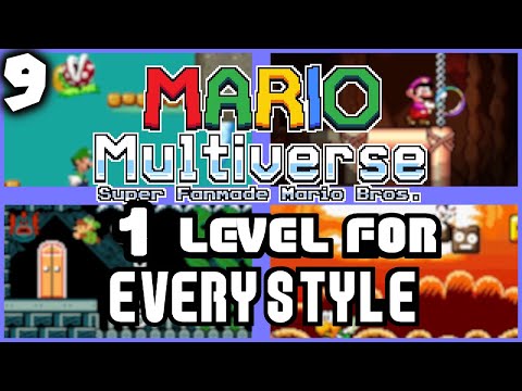 Mario Multiverse: 1 Level For Every Style (9)