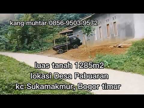 TANAH SERTIFIKAT, Rp 150 ribu permeter, desa Pabuaran KC Sukamakmur luas 285m2,(TERJUAL)