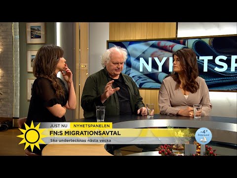 Rykande heta känslor i nyhetspanelen - Nyhetsmorgon (TV4)