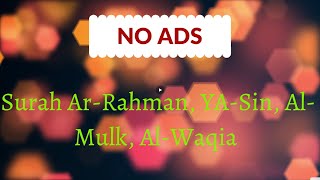 Download lagu Surah Ar Rahman, YA Sin, Al Mulk, Al Waqia  by Mishary Al Afasy   NO ADS mp3