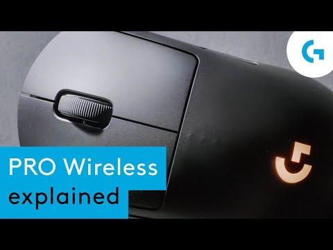 Belaidė žaidimų pelė Logitech G Pro, juodos spalvos (‎910-005272) video