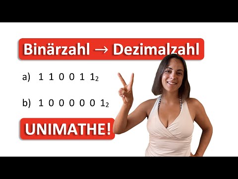 🎓 Convert binary system to decimal system | simply explained with examples (university exam quest...