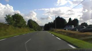 preview picture of video 'Driving On The D787 From Moustéru To The Railway Crossing Near Pont Melvez, Brittany, France'