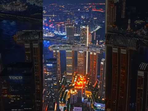 Chongqing City In China 🇨🇳 4k Shorts #chongqing #shorts