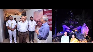 19.02.2023: Governor visited ‘Kranti Gatha’ the Gallery of Indian Revolutionaries inside the underground bunker and devi mandir;?>