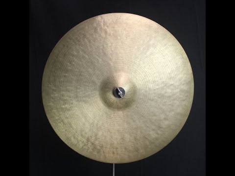 Vintage Zildjian 22" 1960's New Stamp Istanbul K Medium Ride - 2499g (video demo) image 5