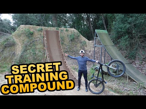 RIDING SECERT MTB SLOPE-STYLE TRAIN COMPOUND WITH SAM PILGRIM!!!