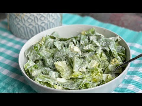 Sour Cream & Egg Summer Side Salad (Polish style sides)