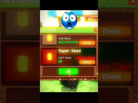 This Shop Gave Me Vibes 😭 Grow A Garden FANMADE #shorts #roblox #growagarden