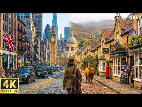 Wonders of the United Kingdom | Most Amazing Places in Scotland, England,Wale | 4K