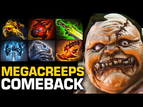 TOUGH MATCH - 67MIN EPIC MEGA CREEPS COMEBACK | Pudge Official