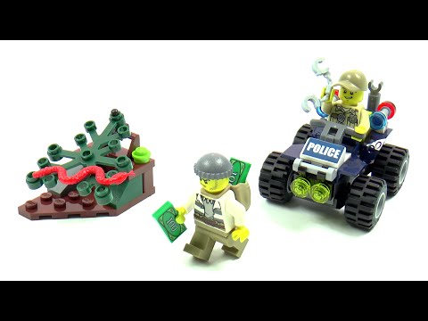 Vidéo LEGO City 60065 : Le 4x4 du policier des marais