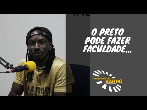 O PRETO PODE FAZER UMA FACULDADE... | TREVOR GUDKID NO PROGRAMA DO BARRÓ