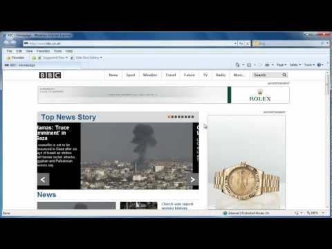 How to set a Homepage on Internet Explorer