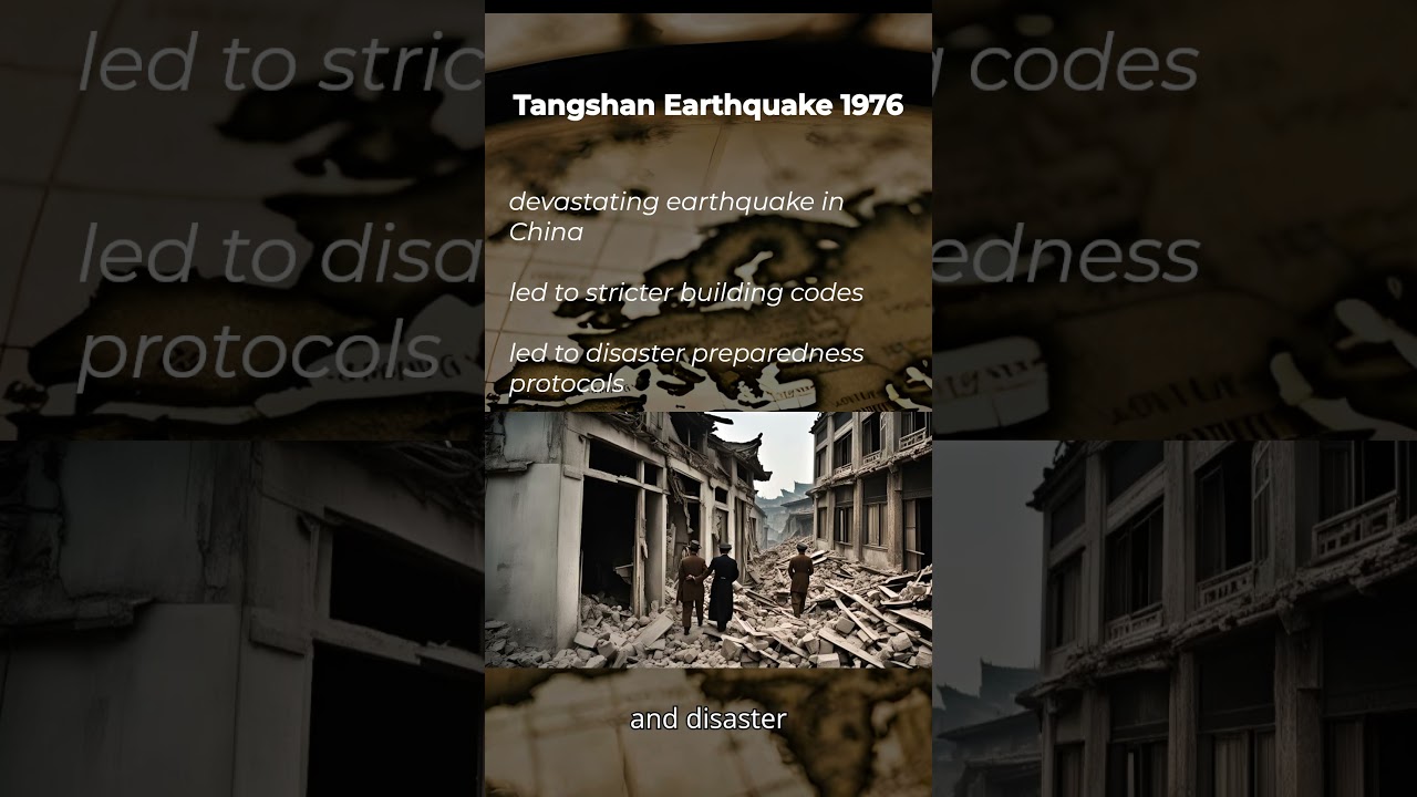 The Tangshan Earthquake 1976 #historyfacts #history #china