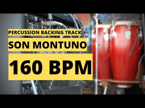 Son Montuno Backing Track | Percussion Metronome | 160 BPM