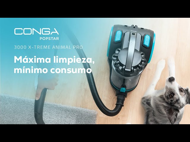 Cecotec Conga PopStar 3000 X-Treme Animal Pro Aspirador sin Bolsa 800W video