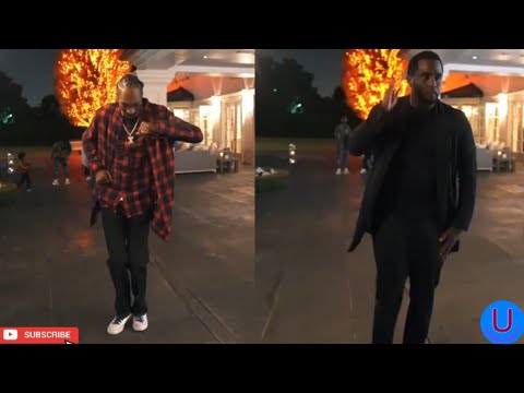 Snoop Dogg and Puff throwing down some new dance moves.