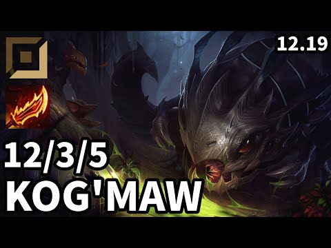 Kog'Maw ADC vs Seraphine - Ranked Master - Patch KR 12.19
