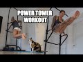 Power Tower STRENGTH Workout FULL BODY ENGLISH