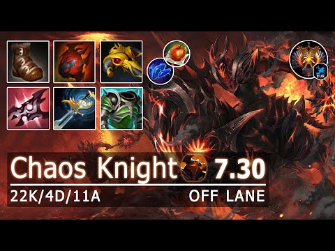 Chaos Knight Off Lane | Armlet + Heart = Invincible | Dota 2 Immortal Gameplay | Patch 7.30