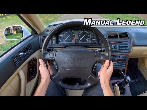 Honda's Clever Answer to German Engineering - 1992 Acura Legend Manual Coupe POV (Binaural Audio)