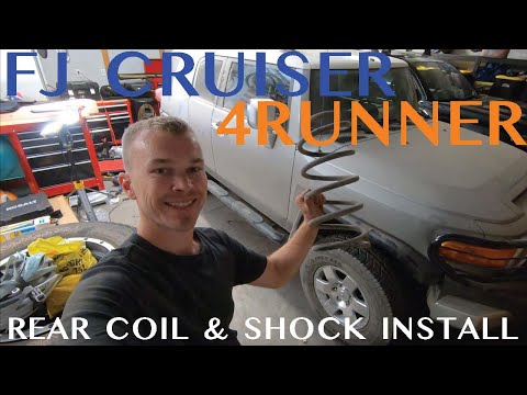 FJ Cruiser & 4Runner Bilstein b12 & 5100 Rear Coil & Shock Lift Install