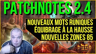[Diablo 2 Resurrected] Patchnotes 2.4 : Classes, Nouveaux Mots runiques, Mercenaires... Du neuf!