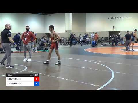 55 Kg Consolation Eric Barnett Wisconsin RTC Vs Jacob Cochran Unattached