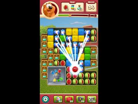 Toon Blast Level 7313 - NO BOOSTERS 🐻🐺🐱 | SKILLGAMING ✔️