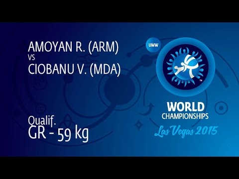 Qual. GR - 59 kg: R. AMOYAN (ARM) df. V. CIOBANU (MDA), 8-2