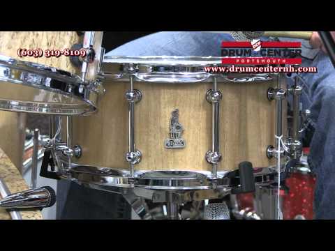 Brady Blackbutt Block Snare Drum 6.5x14 Natural Satin