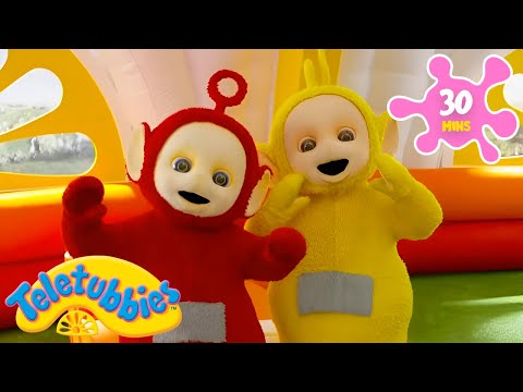 Teletubbies | Follow the Trail with Po and Laa Laa! Where Will You Go? 30 Min Compilation for Kids