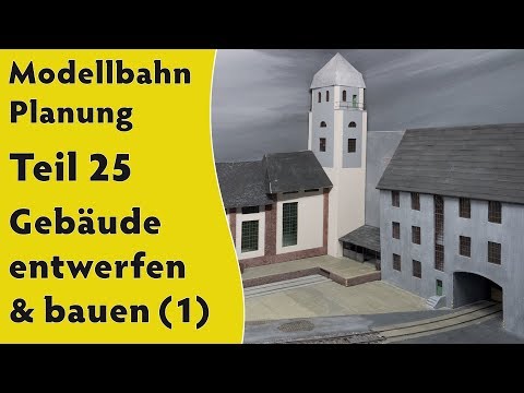 Modellbahn: Planung Teil 25 – Gebäude entwerfen & bauen (1) (H0, Spur 0 und größer) [subtitles]