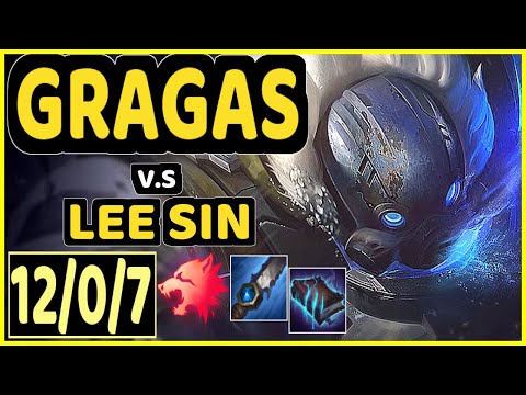 RAZORK (GRAGAS) vs LEE SIN - 12/0/7 KDA JUNGLE CHALLENGER GAMEPLAY - EUW