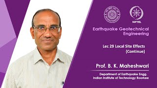 Lecture 29 - Local Site Effects (Continue)