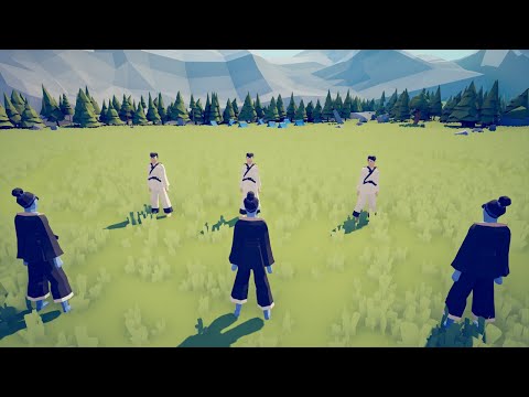 3x TAEKWONDO CHAMPION vs 3x 24 ABILITY UNITS - TABS - Totally Accurate Battle Simulator