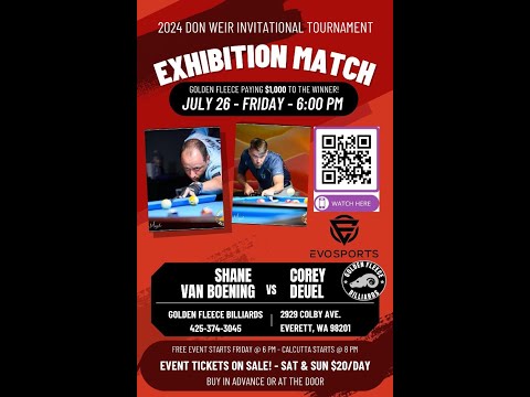 Shane Van Boening vs Corey Deuel - Bar Table 8 Ball - Take What You Make - $1000