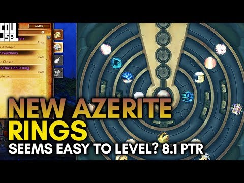 FIRST LOOK! New Azerite Gear in 8.1 and Level Requirements - World of Warcraft Battle for Azeroth