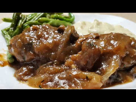 Ninja Foodi Salisbury Steak Low Carb Crockpot Slow...