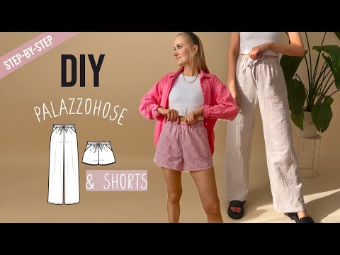 DIY Shorts & Hose mit weitem Bein / Peter & Udo / Anfägerfreundliches Nähtutorial