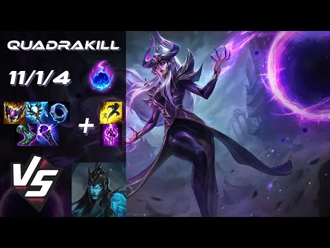 BOTTOM Syndra vs Kalista [QUADRAKILL] - EU Master Patch 14.19