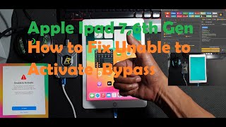 Apple Ipad 7 6th Gen│How to Fix Unable to Activate│Bypass