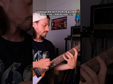 Van Halen Hot For Teacher on 11 guitars & 8 pickups. Full video on YouTube! #evh #vanhalen #guitar