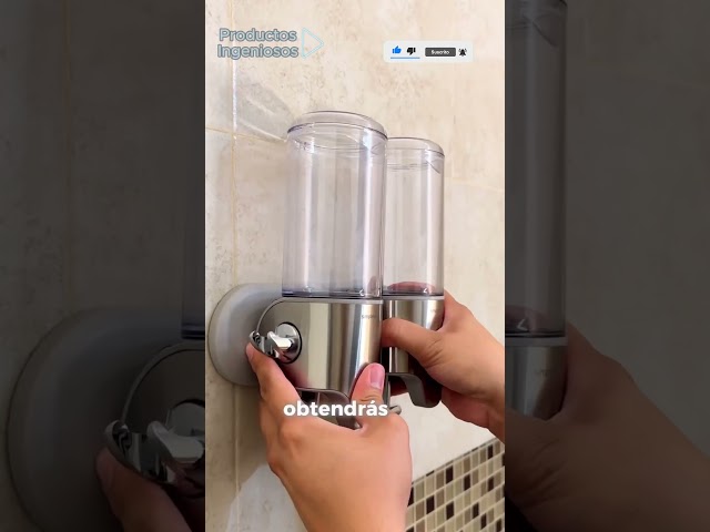 Vídeo relacionado con MEKOTRIN Dispensador Jabón Baño para Montaje en Pared, Dispensador de Jabón Líquido, Dispensador Gel y Champu Ducha para Hotel, Hogar,2x300ml(Dorado)