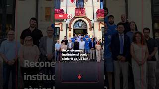 Reconeixement institucional al sènior B de l'UB MiR